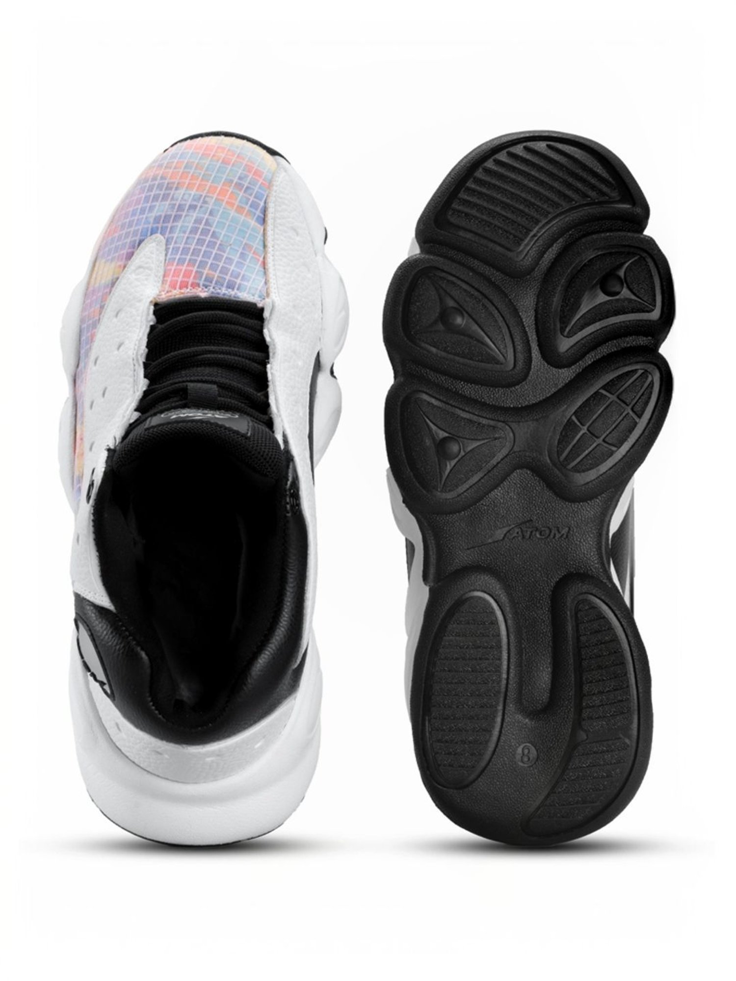 Atom Men's Street Swagger White Running Shoes