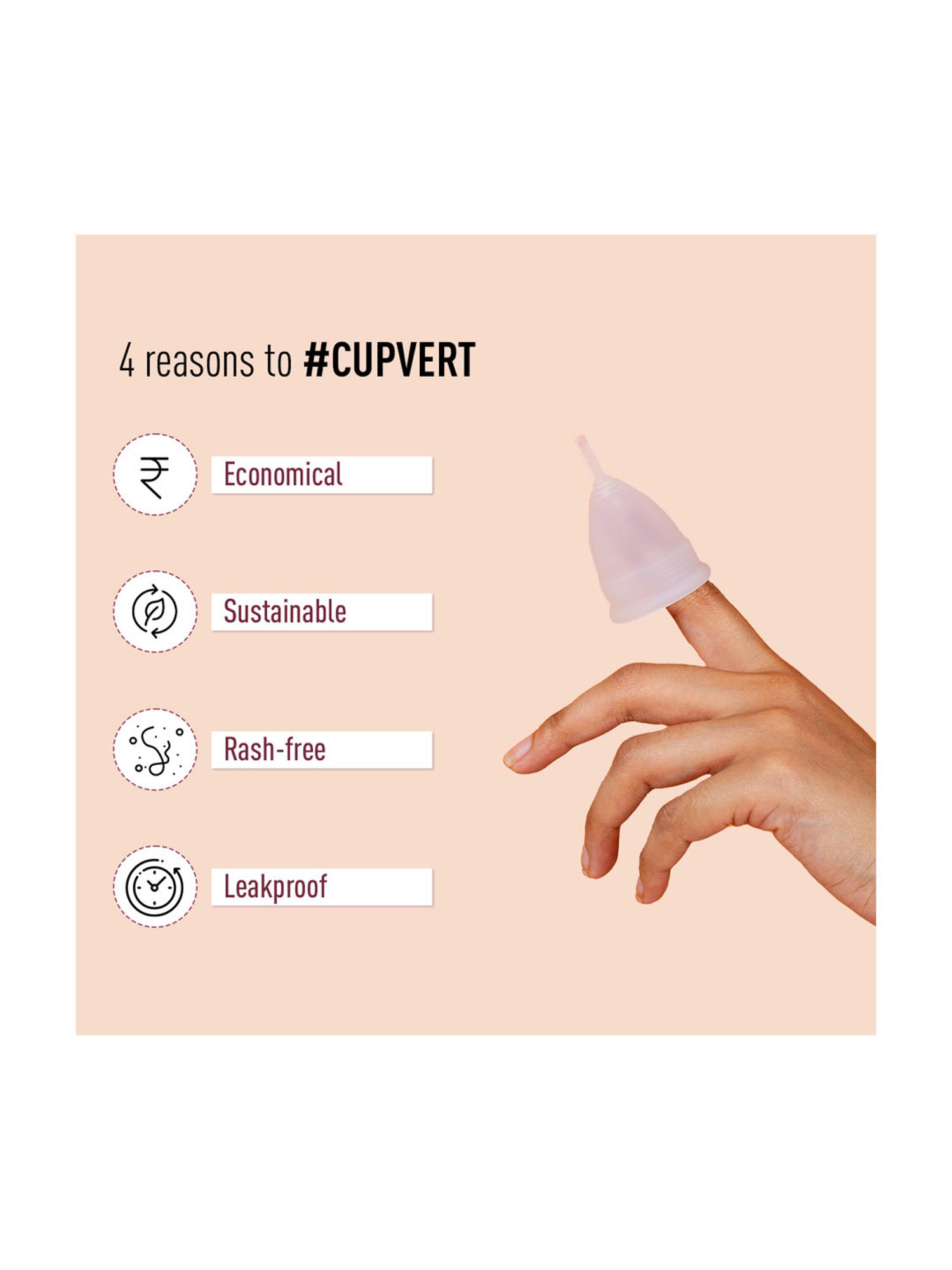 Namyaa Ultra Soft Medium Reusable Menstrual Cup - 50 gm