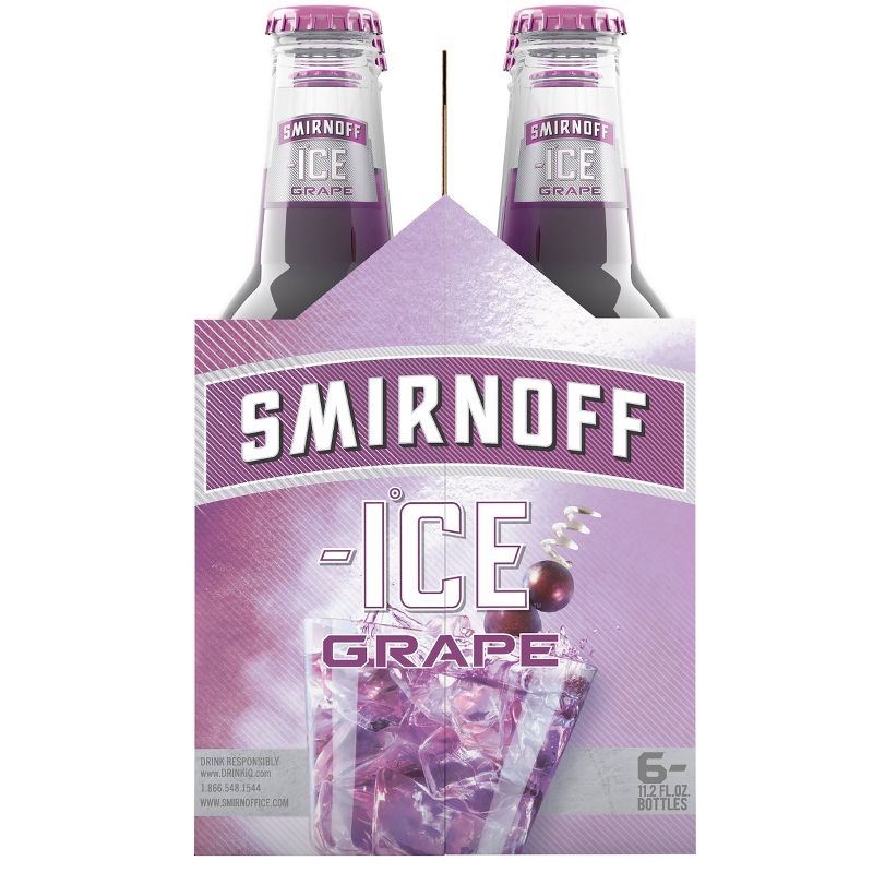 Smirnoff Ice Grape - 6pk/11.2 fl oz Bottles