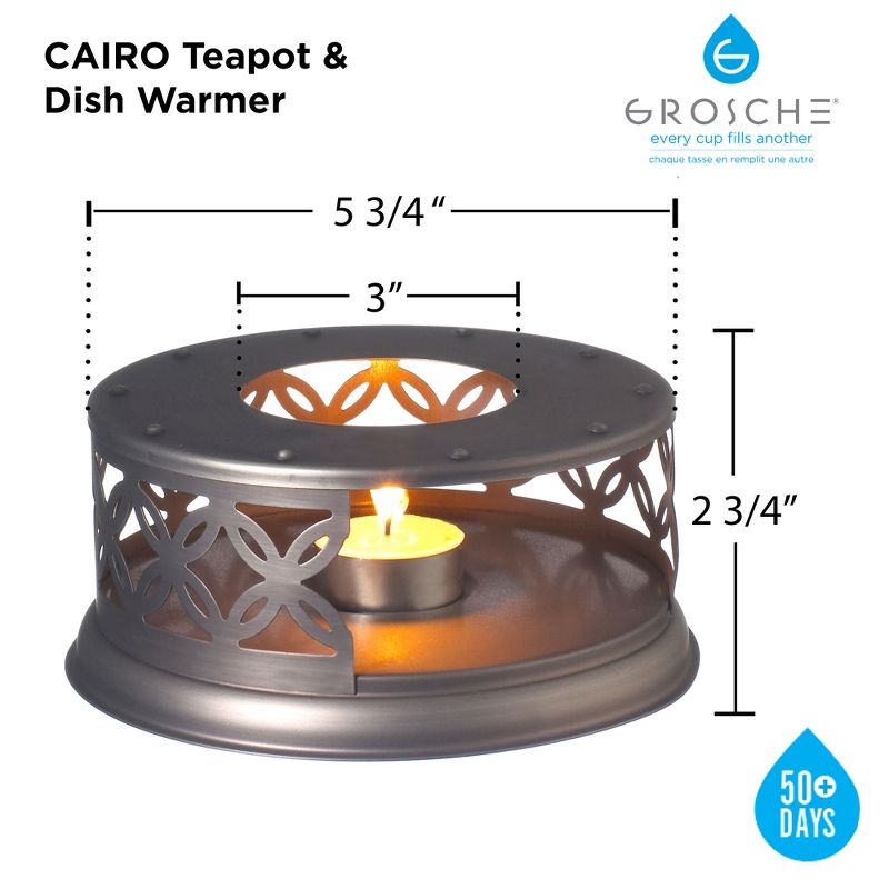 GROSCHE Cairo Premium Teapot Warmer with Tea Light Candle