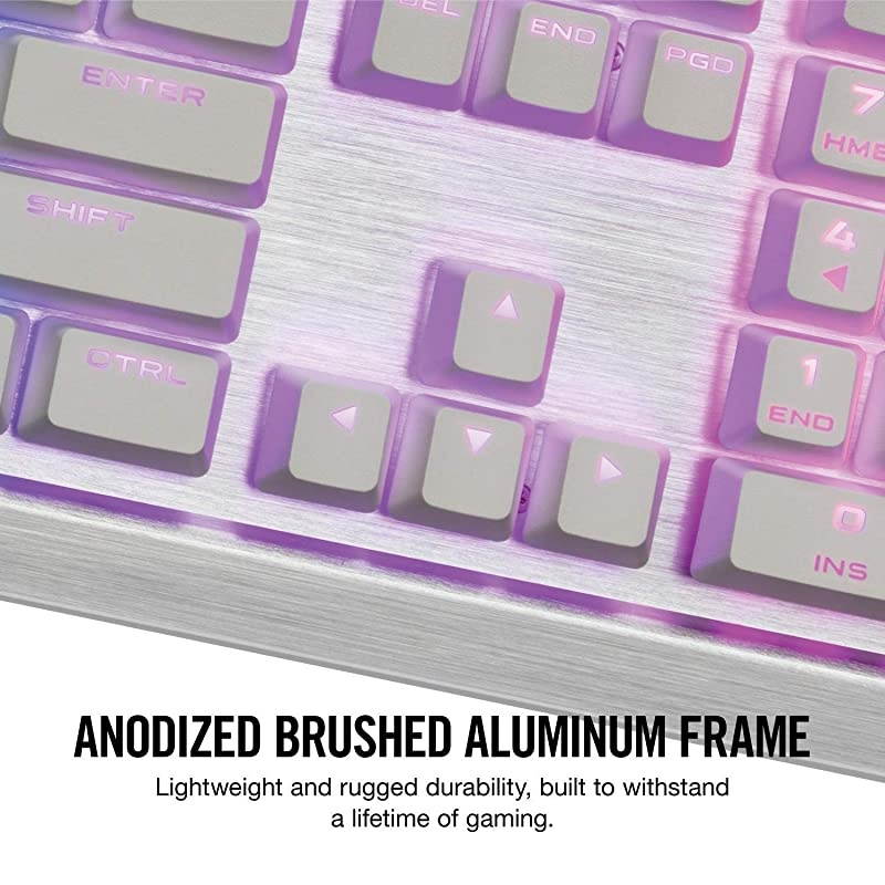 K70 RGB MK.2 SE Mechanical RAPIDFIRE Gaming Keyboard - USB Passthrough & Media Controls - PBT Double-Shot Keycaps - Cherry MX Speed - RGB LED Backlit,CH-9109114-NA