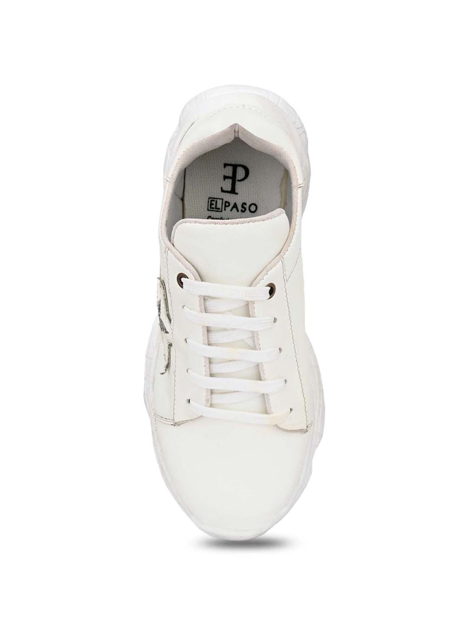 El Paso Women's White Sneakers