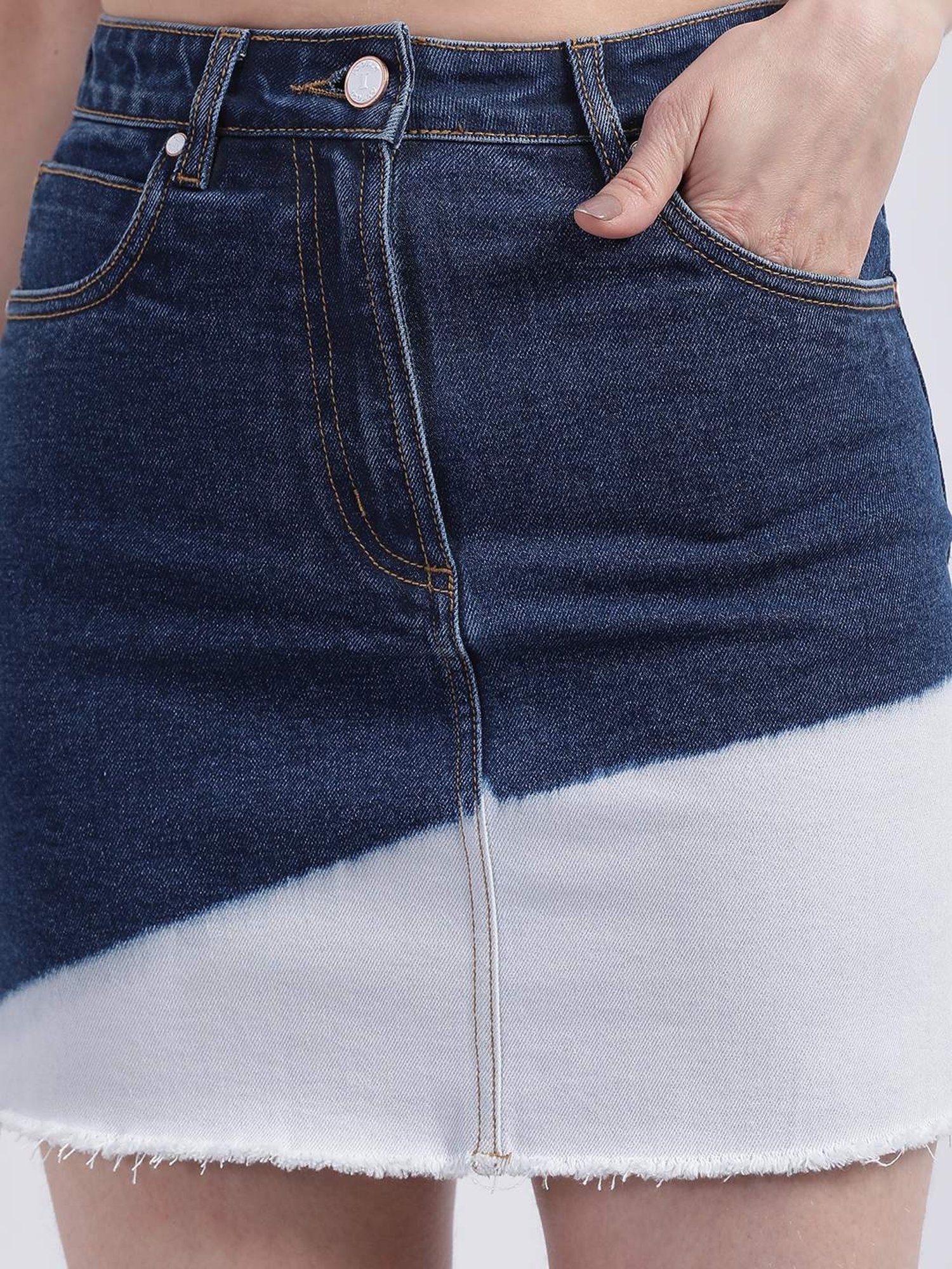 Iconic Women Tie Die Regular Cotton Skirts