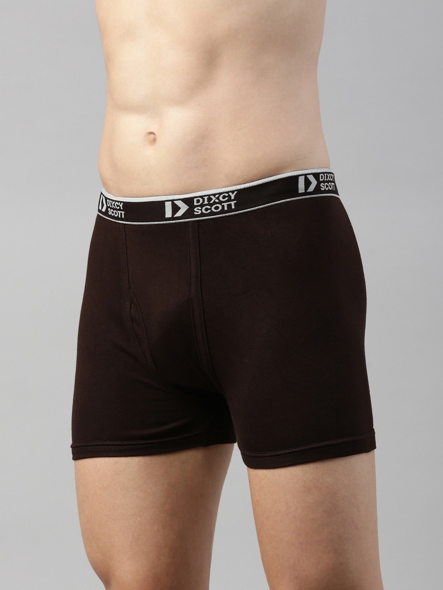 Dixcy Scott Originals Multi Cotton Regular Fit Trunks - Pack Of 3