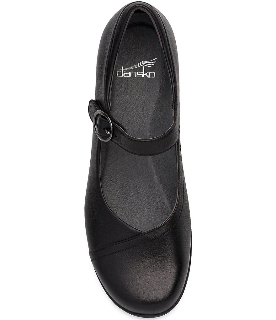 Deltan Tessa Croc-Embossed T-Strap Block Heel Pumps