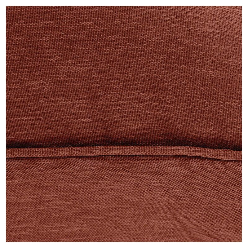 Montlake Fadesafe Rectangular Patio Dining Seat Cushion Set - Heather Henna Red - Classic Accessories