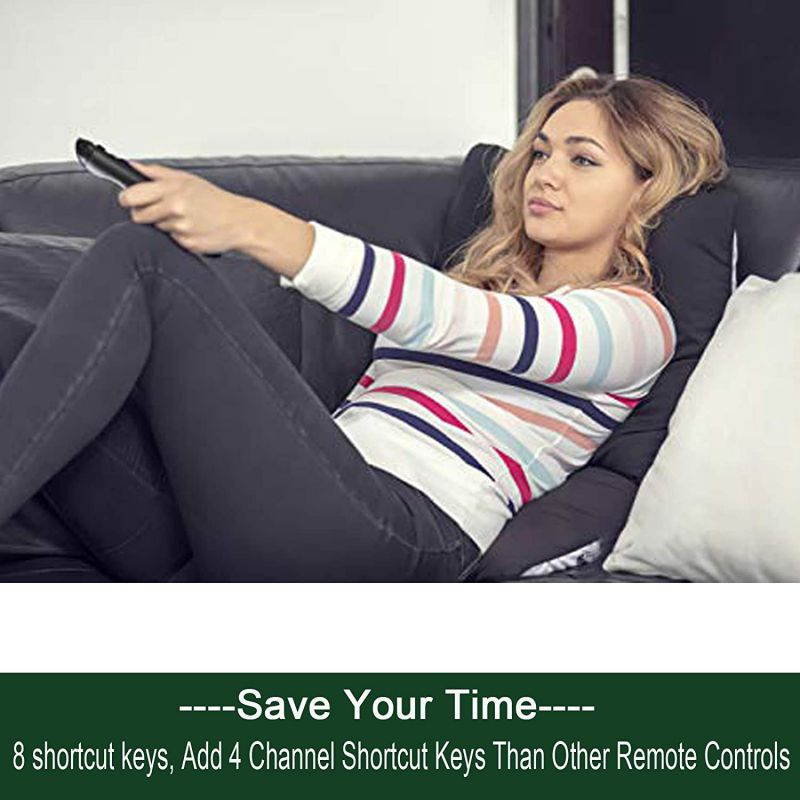 Motiexic Remote Control Compatible with All Onn Roku TV, 2020 Update Version with 8 Channel Shortcut Keys Netflix, Sling, Hulu, VUDU, Starz, Amazon, HOBNOW, YouTube