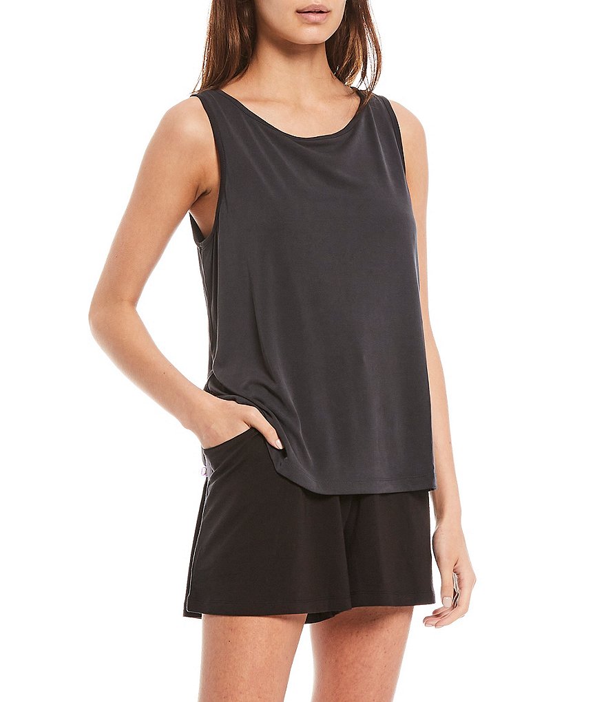 Nottibianche Solid Jersey Knit Shorts