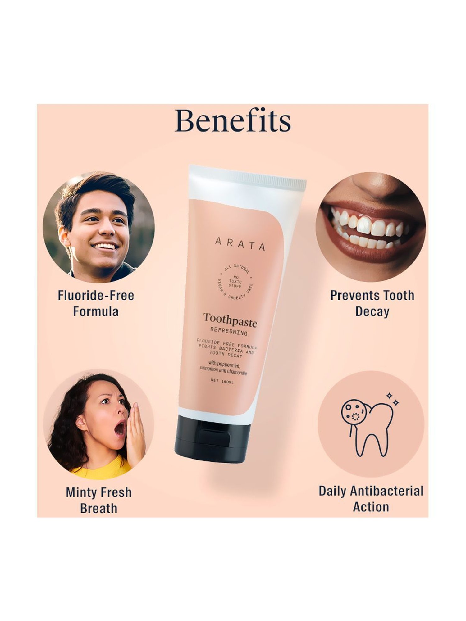 Tom's of Maine Whole Care Peppermint - 4oz