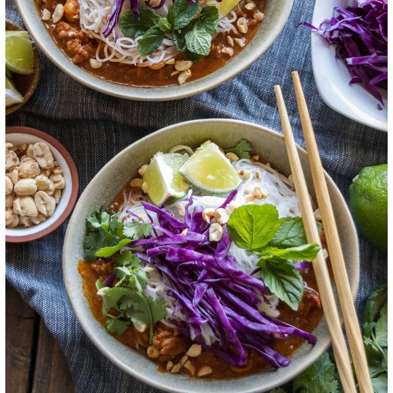 Local Crate Chef Donny's Lemongrass Pork and Rice Noodle Bowls (Mee Katee) Meal Kit - Serves 2 - 33.5oz