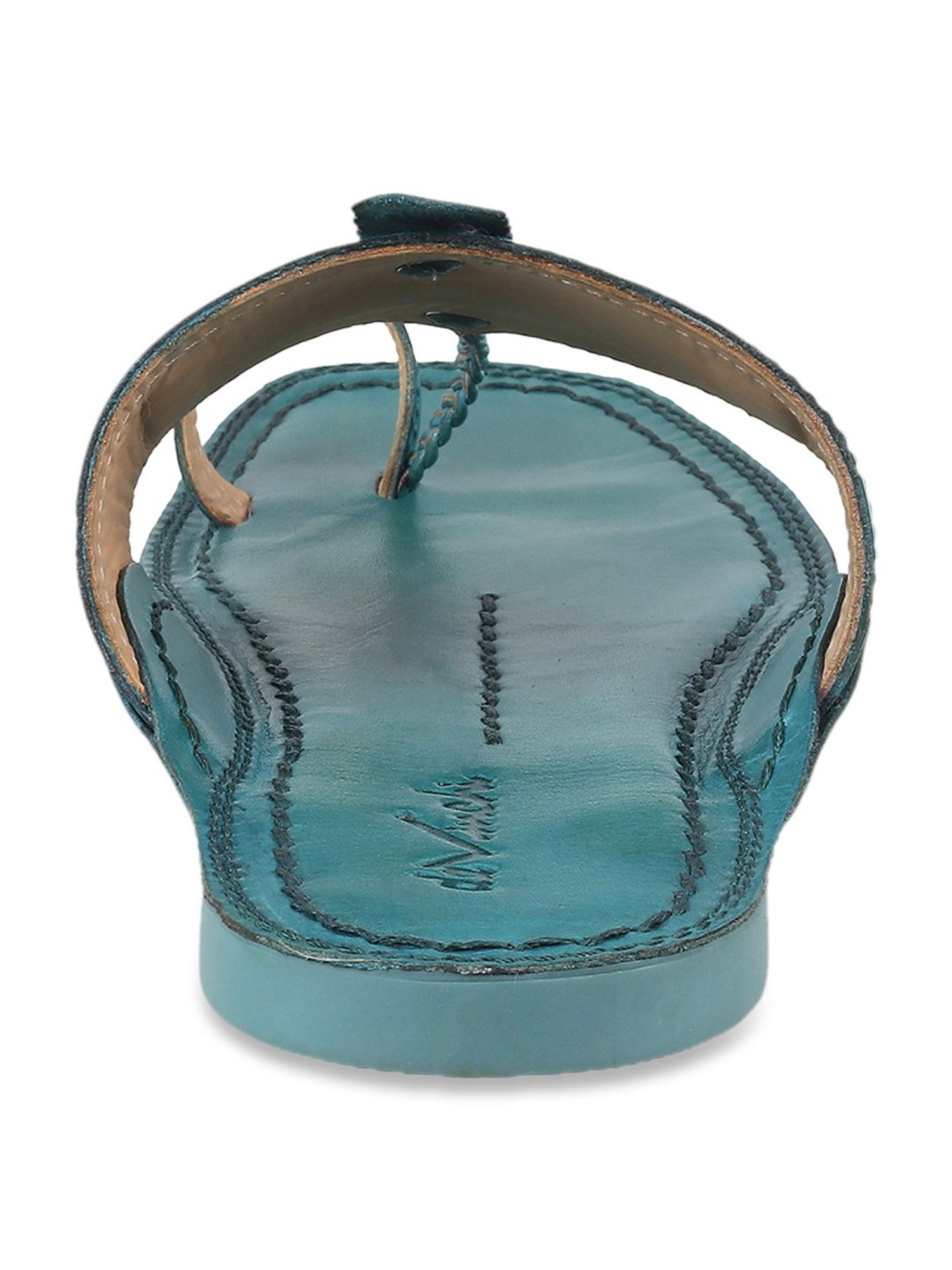 Da Vinchi by Metro Men's Blue Toe Ring Sandals