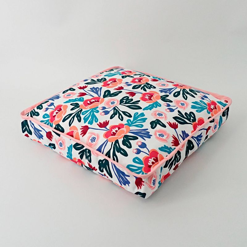 4ct Floral 15"x15" Throw Pillow Set - Bullseye's Playground™