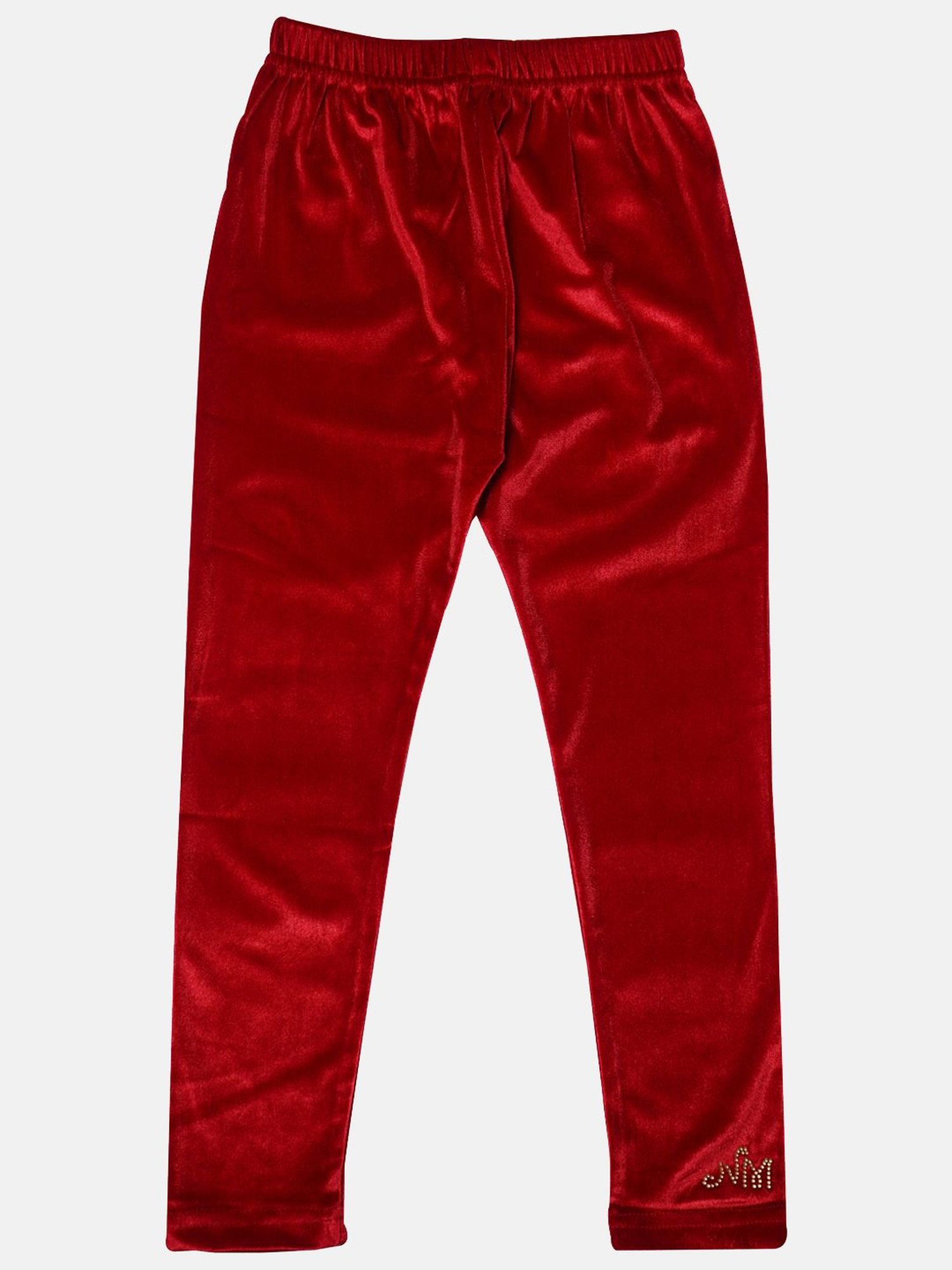 NINS MODA Kids Red Regular Fit Leggings