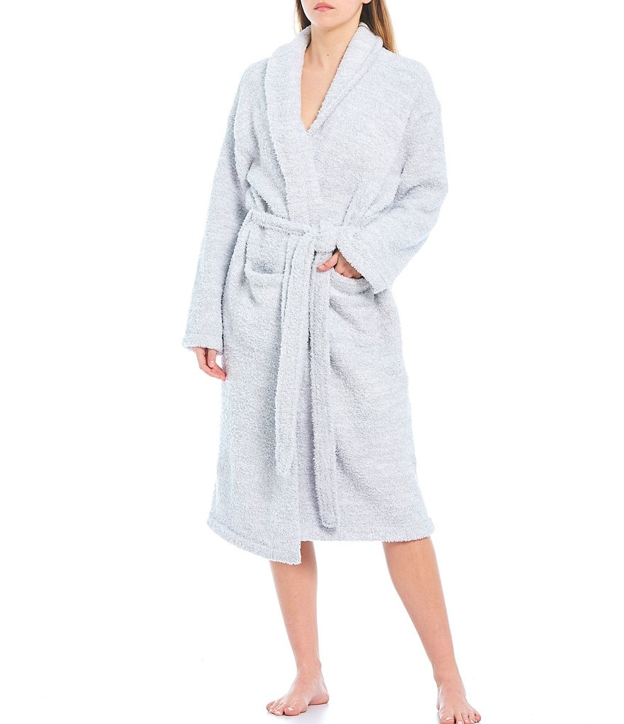 Lauren Ralph Lauren Paisley Print Satin Short Wrap Robe