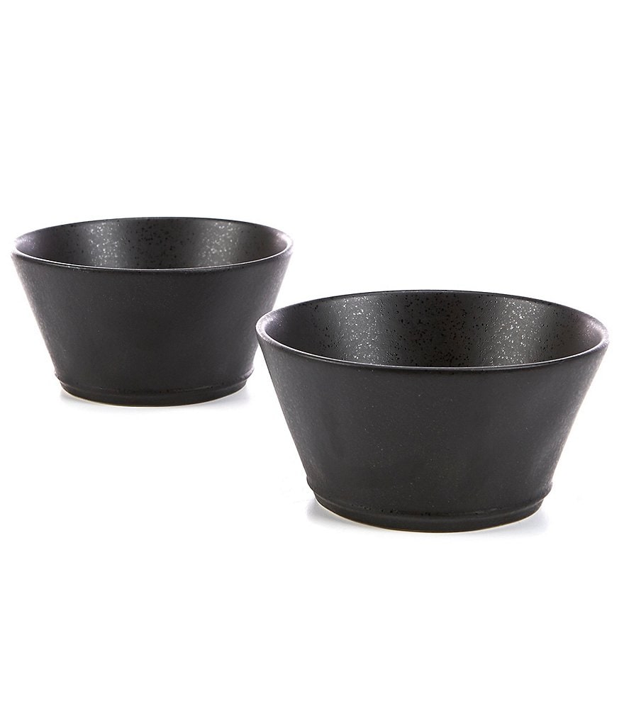 Noble Excellence Astoria Collection Matte Glaze Fruit Bowls, Set of 2