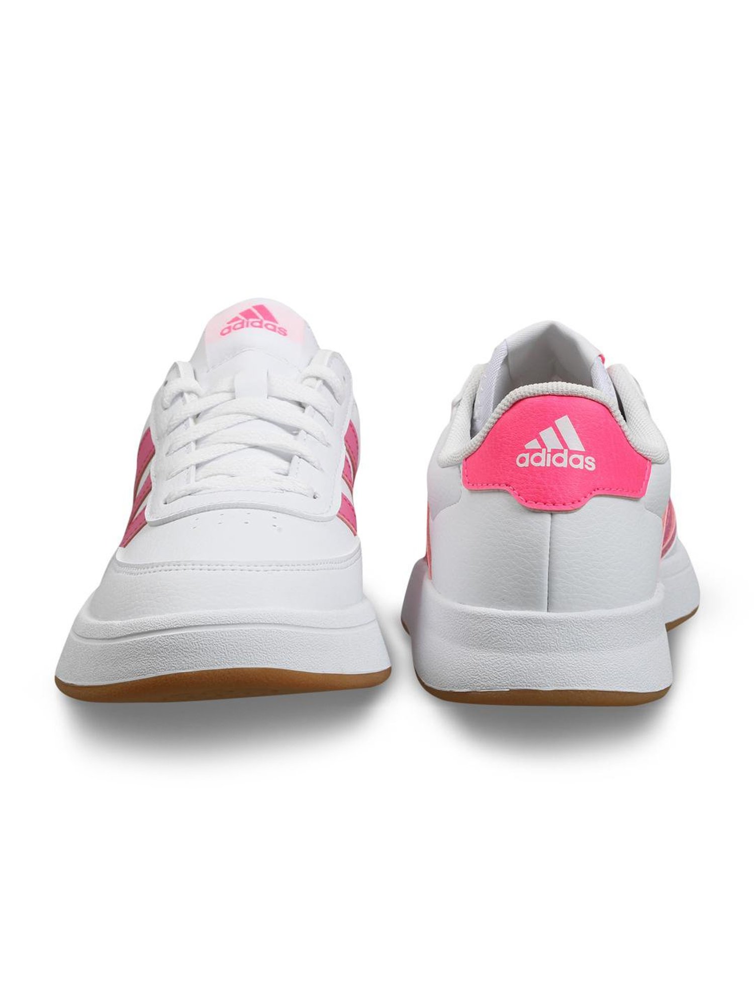 Adidas Women's Breaknet 2.0 White Tennis Shoes