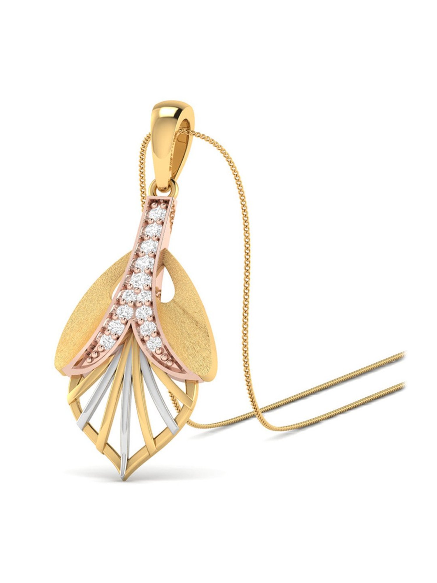 PC Jeweller Cowen 18k Gold Pendant without Chain for Women