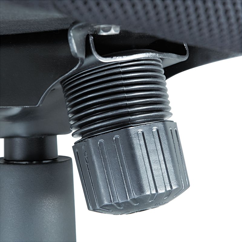 Oif Swivel/Tilt Mesh Mid-Back Chair Height Adjustable T-Bar Arms Black CD4218