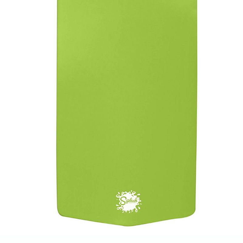 TRC Recreation PVC Pool Float Storage Drying Rack w/ 70 Inch Foam Lounger Lime