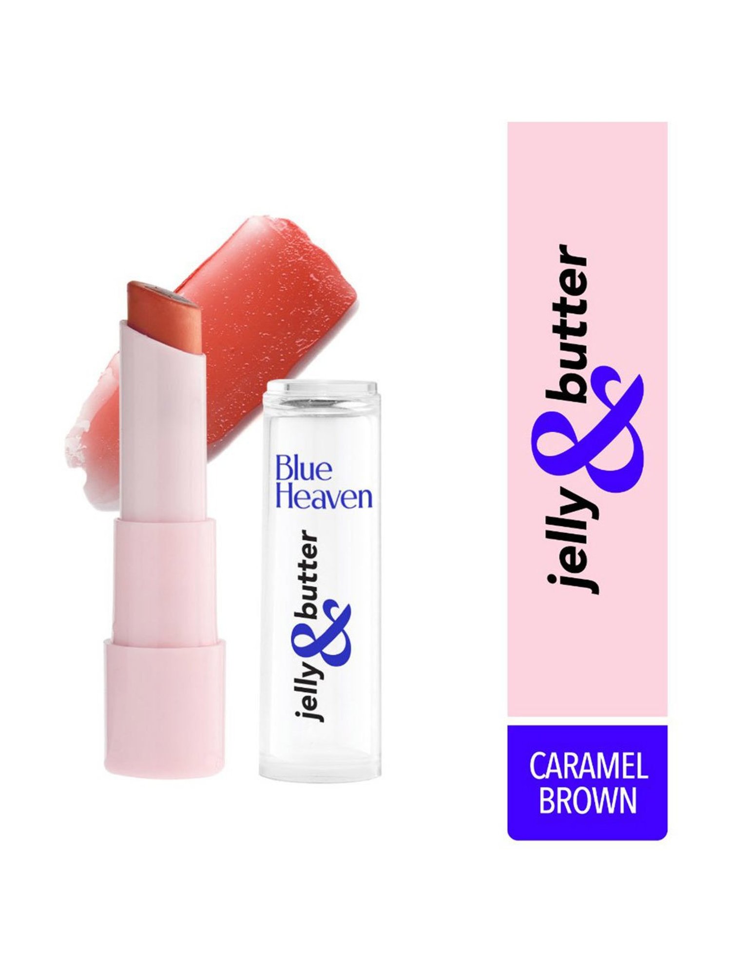 Blue Heaven Jelly & Butter Hydrating Lip Balm Caramel Brown - 3 gm