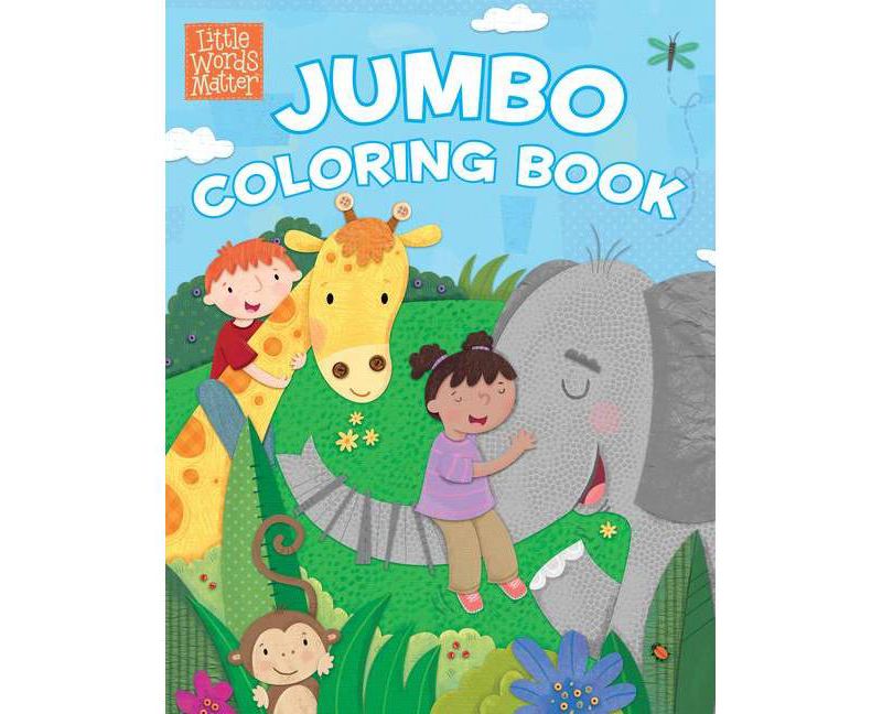 Little Words Matter Jumbo Coloring Book - (Paperback)