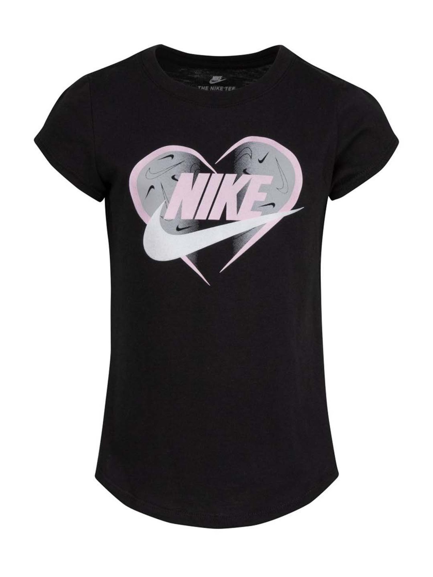 Nike Kids Black Logo Print T-Shirt