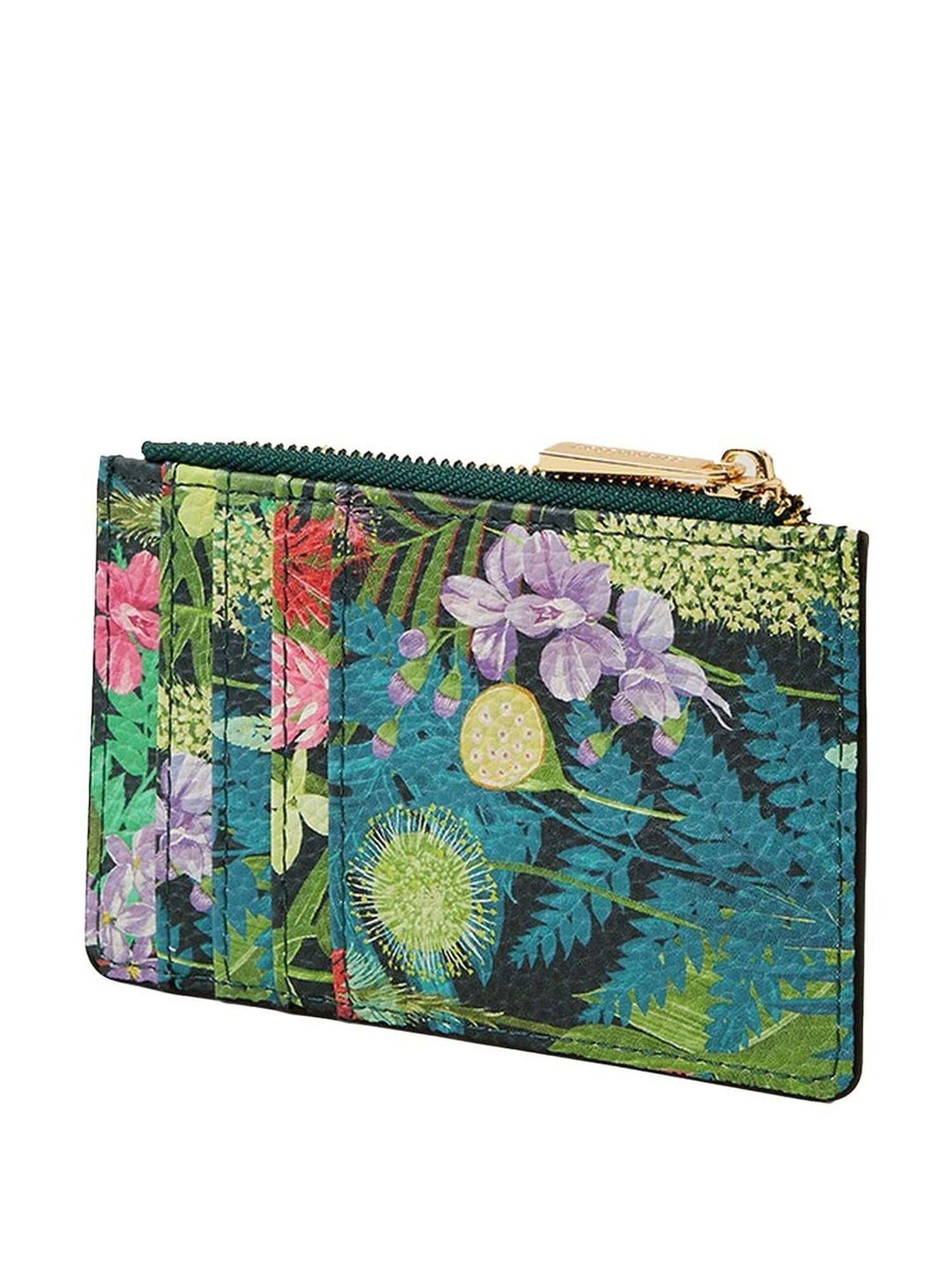 Accessorize London Multicolor Floral Card Holder