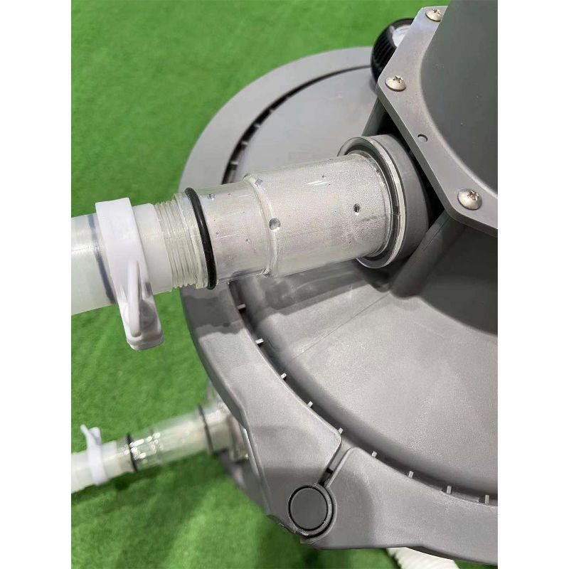 JLeisure Avenli 290730US Clean Plus Corrosion Proof 1000 GPH Sand Filter Pump with Pressure Gauge for Swimming Pools, Hot Tubs, and Spas, Gray