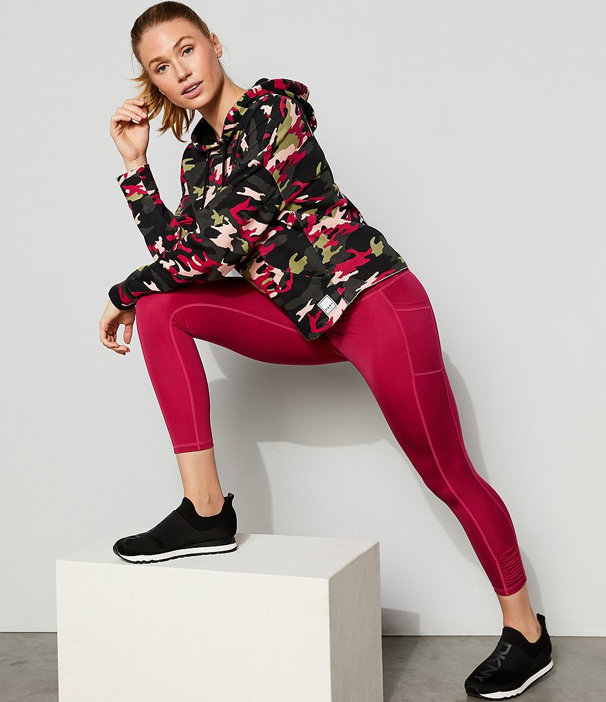 Splendid Knit Zip Up Drawstring Hoodie