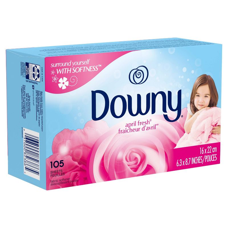 Downy April Fresh Fabric Softener Dryer Sheets 105ct