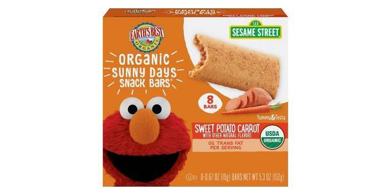 Earth's Best Organic Sweet Potato Carrot Sunny Days Snack Bars - 8ct/0.67oz Each