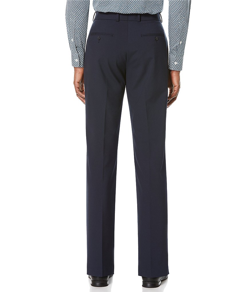Perry Ellis Slim-Fit Flat-Front Washable Tech Suit Separates Pants