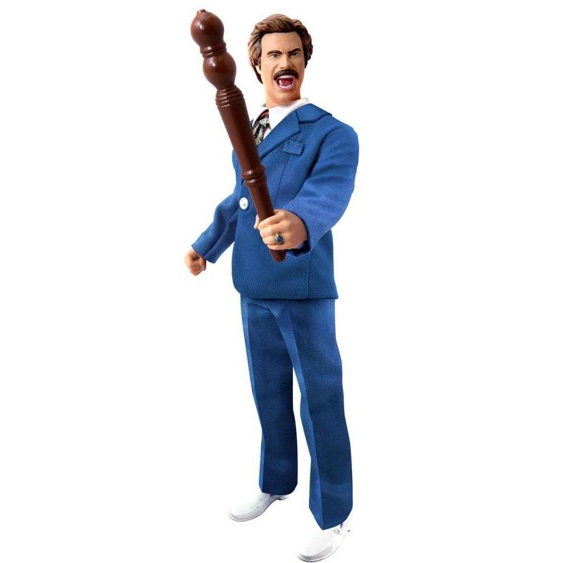 Seven20 Anchorman 8" Retro Style Action Figure: Battle Ready Ron Burgundy