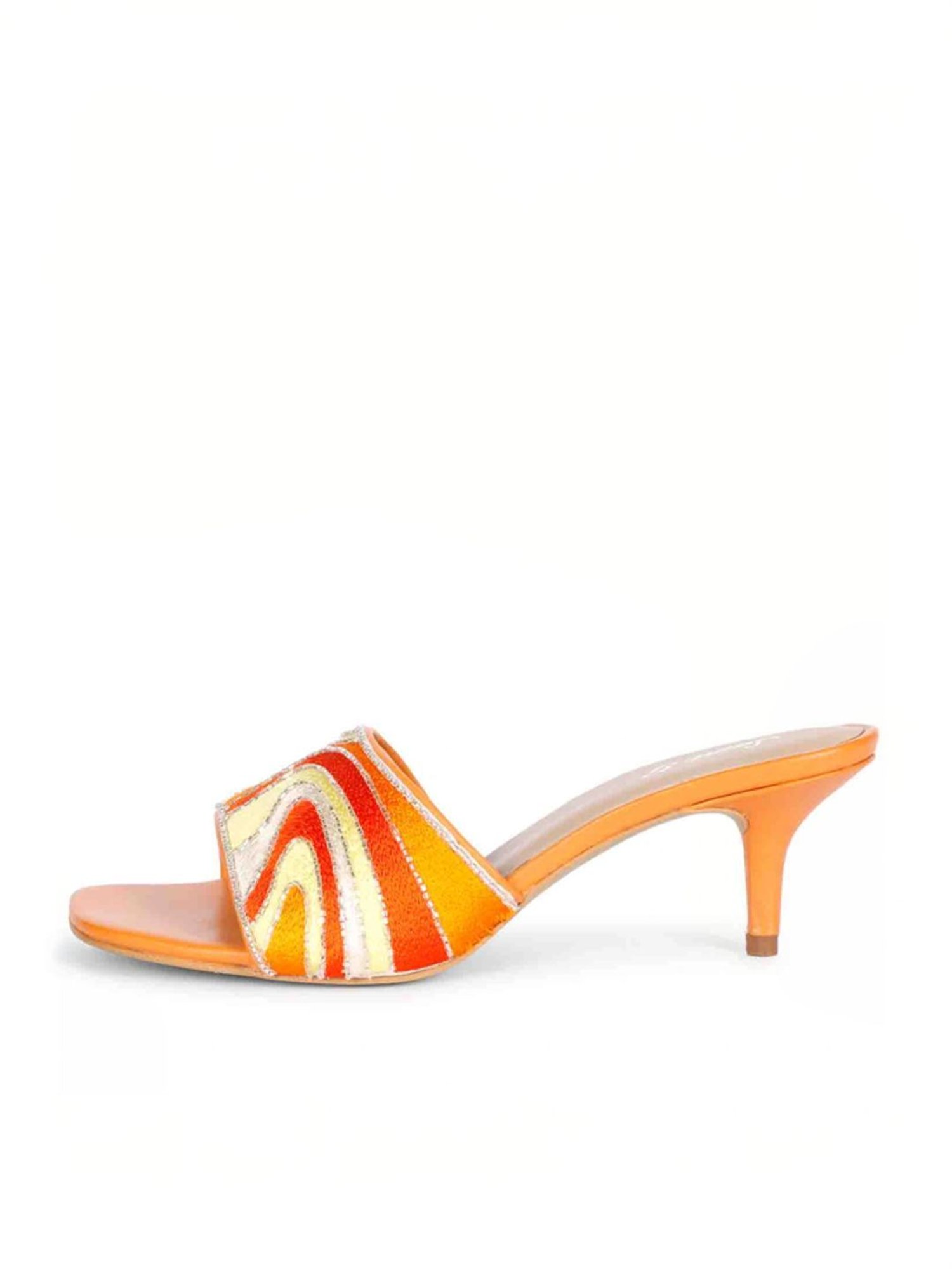 Saint G Women's Rina Orange Stilettos
