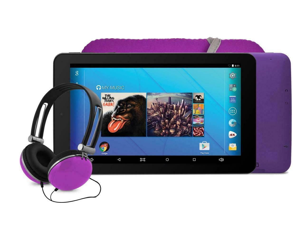 Ematic EGQ373PR 7 Inch Android 7.1 Tablet Bndl Prp