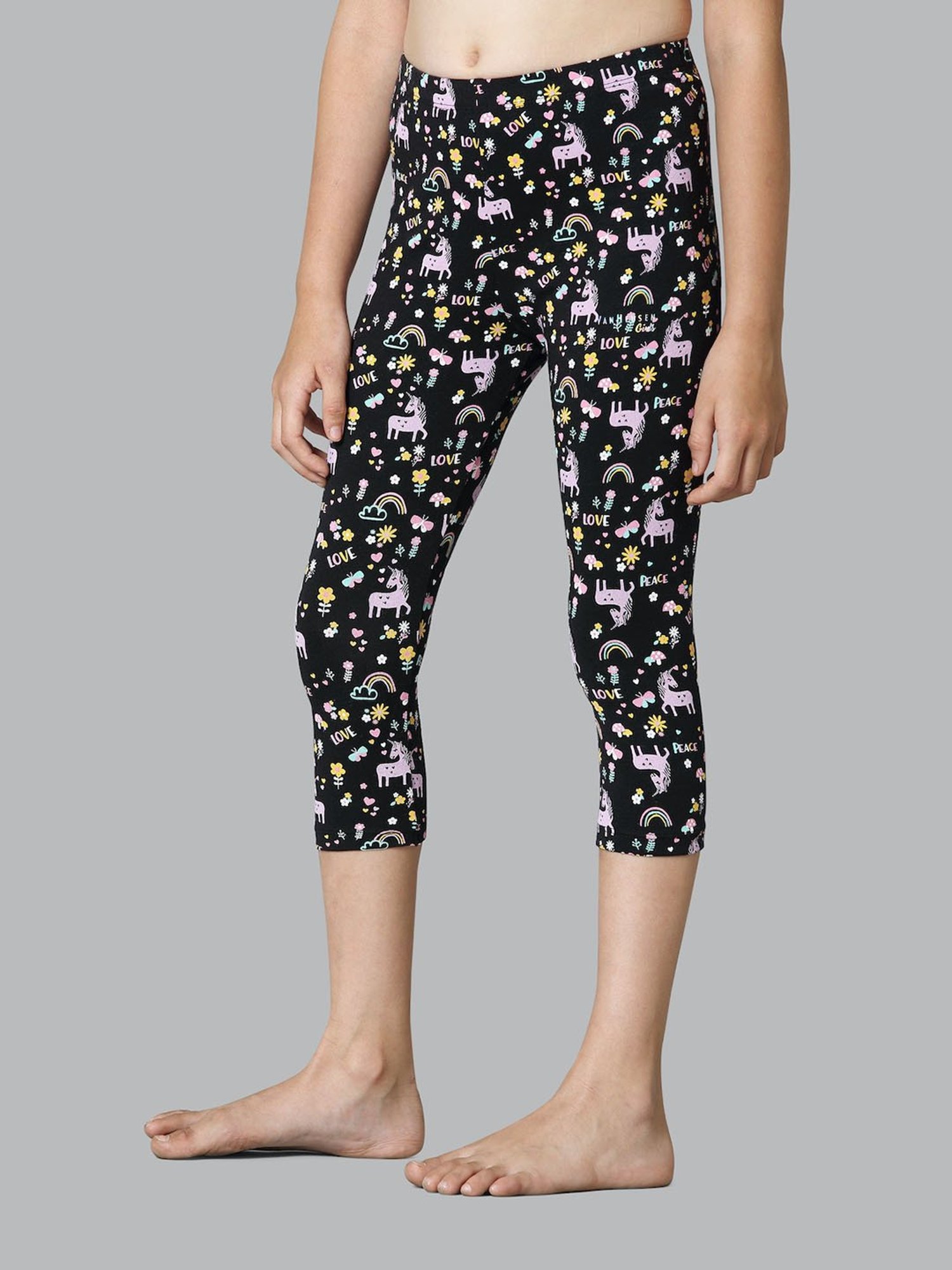 METTLE Girls Navy Solid Joggers