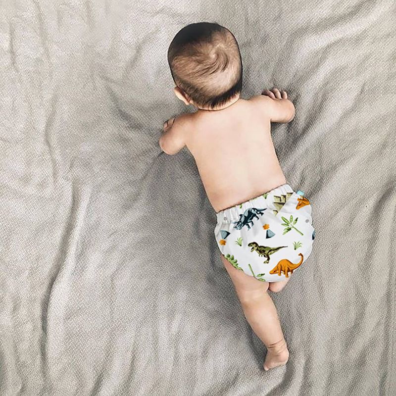 Charlie Banana Reusable All-in-One Cloth Diaper - Dinosaurs