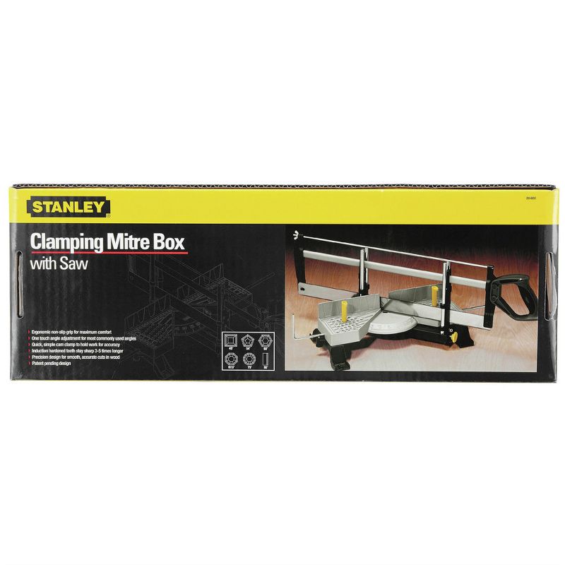 Stanley 20-800 22 in. Miter Saw with Adjustable Angle Clamping Miter Box