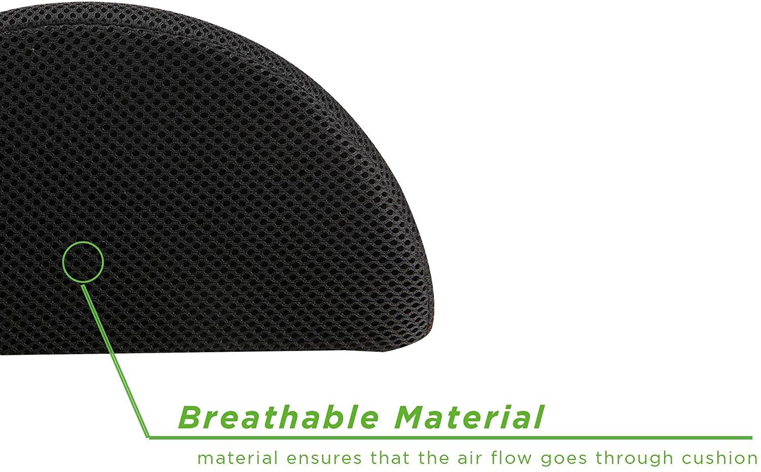 Mind Reader FTFOAM-BLK Rest, Ergonomic Foot, Pressure Relief for Comfort, Back, and Body, Foam Cushion, Black