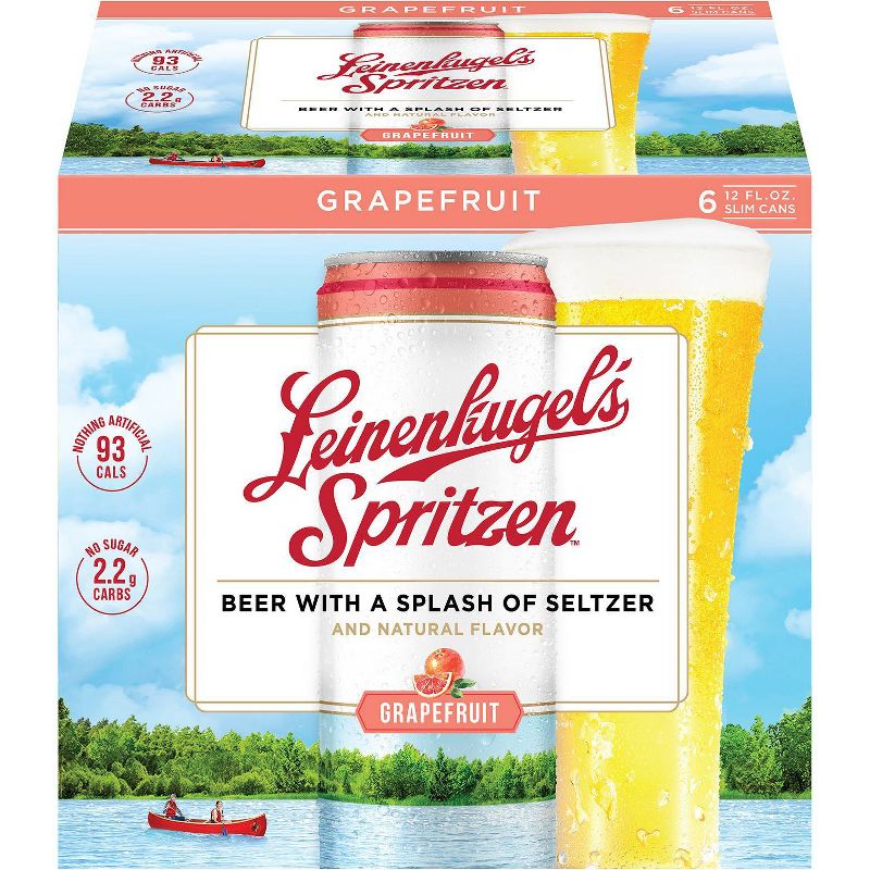 Leinenkugel's Grapefruit Spritzen - 6pk/12 fl oz Slim Cans