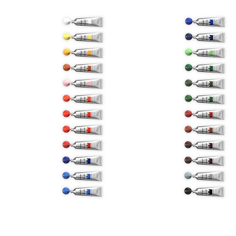 Kingart 24ct 12ml Acrylic Paint Set