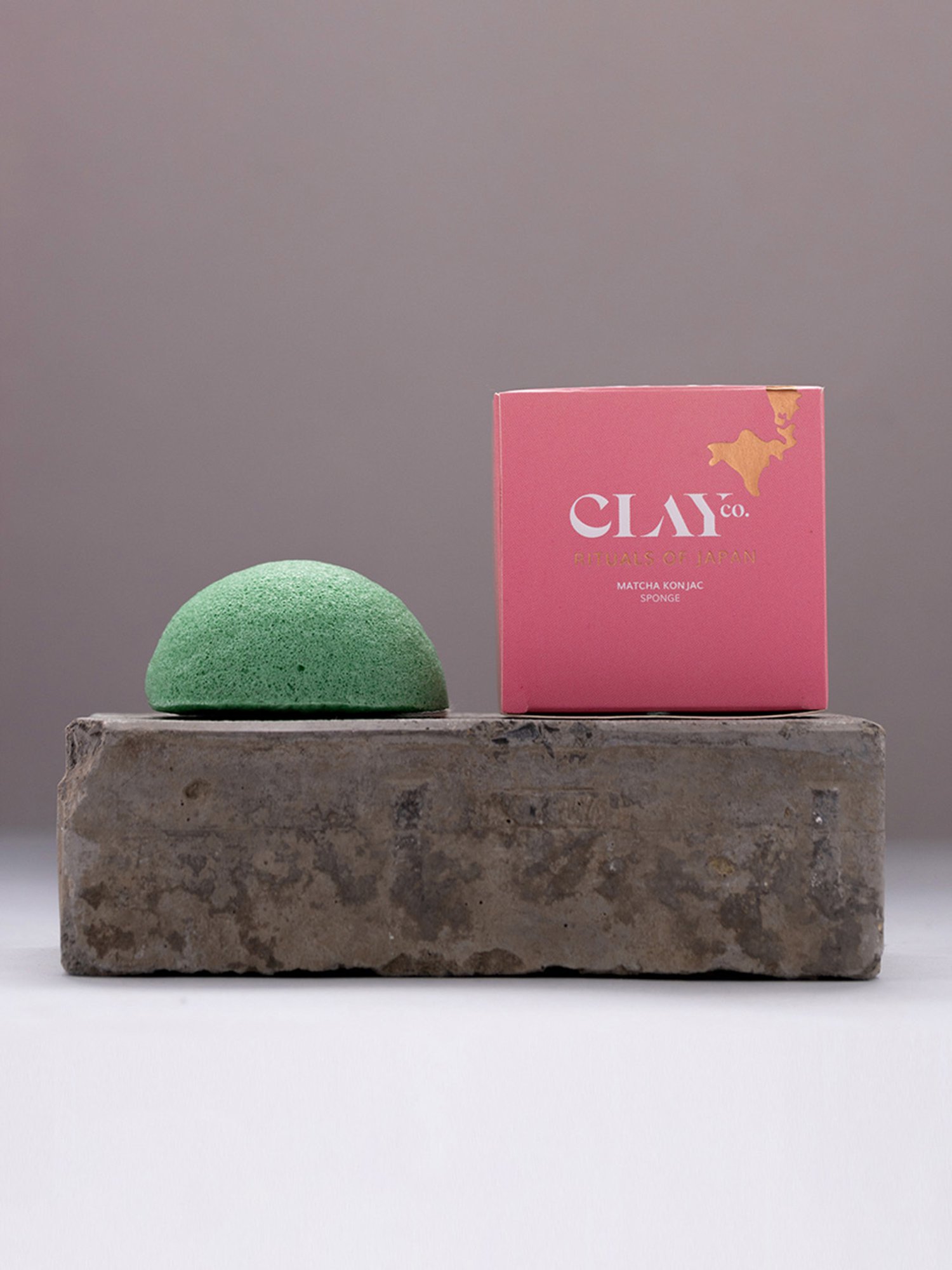 CLAYco Matcha Konjac Sponge