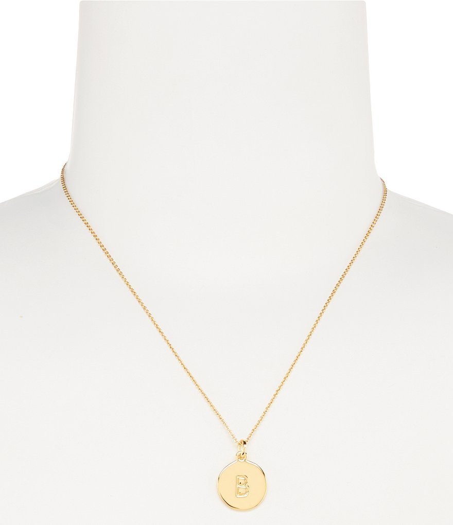 kate spade new york #double;One In A Million#double; Initial Necklace