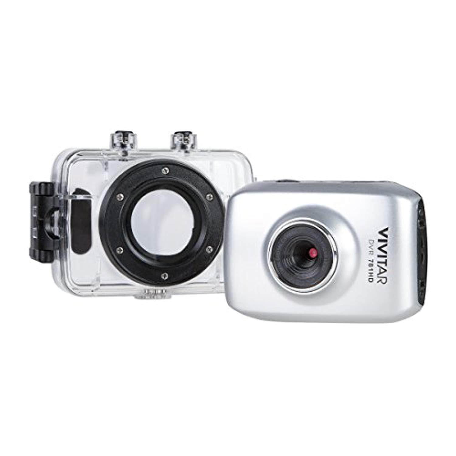 vivitar dvr781hd-sil hd action cam, silver
