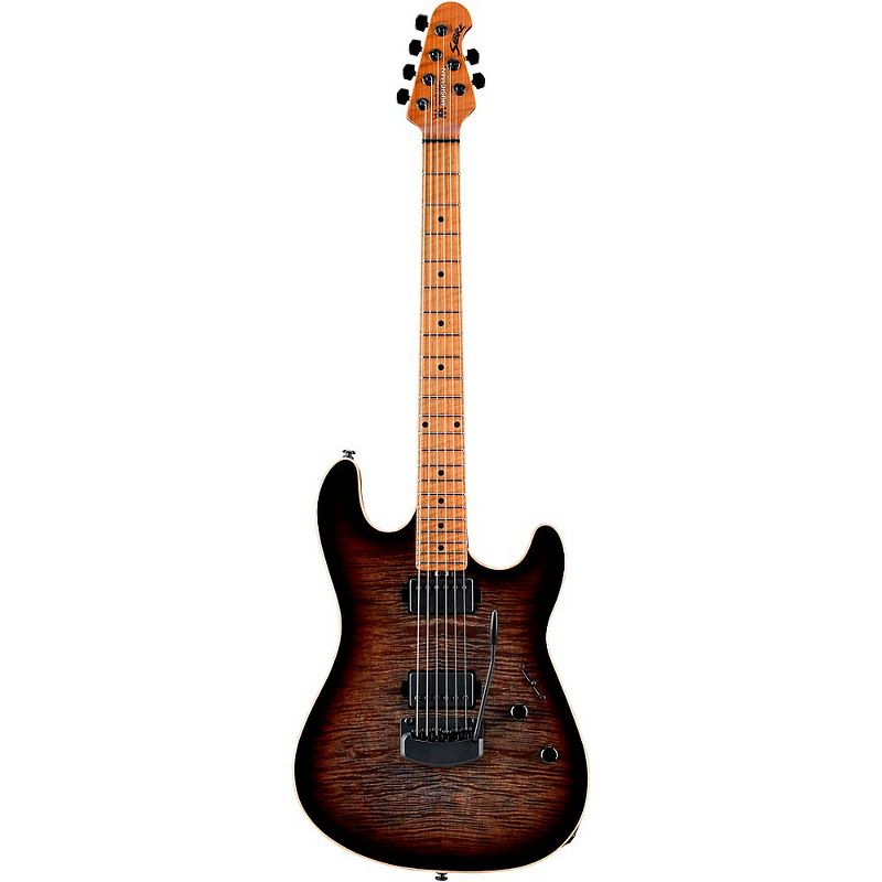 Ernie Ball Music Man Sabre HH Maple Fingerboard Black Hardware Electric Guitar Cobra Burst