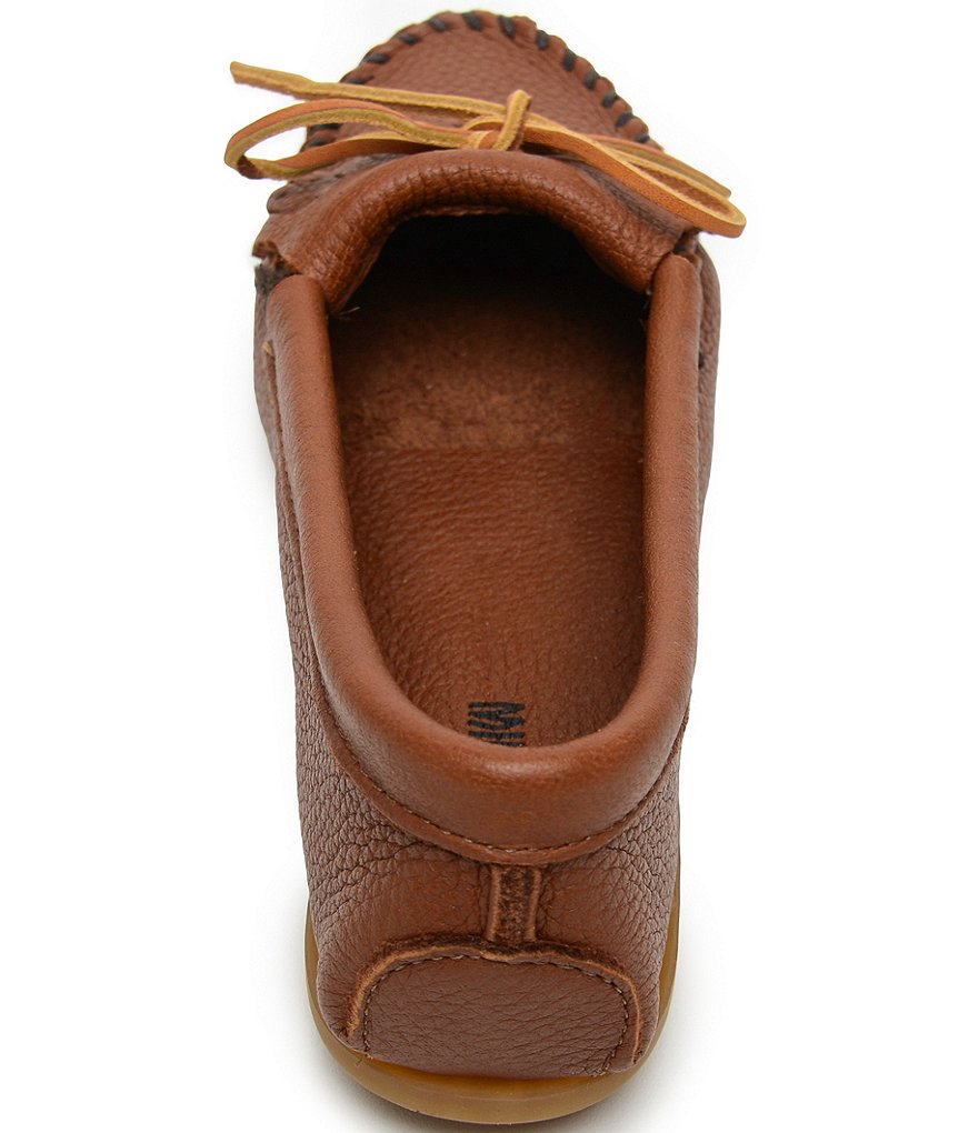 Minnetonka Deerskin Kilty Moccasins