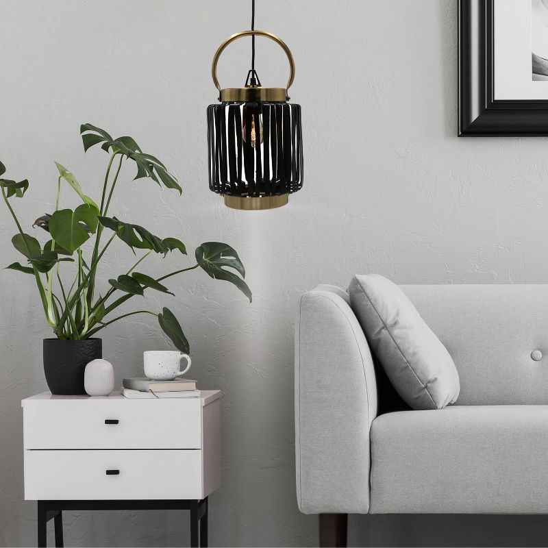 16" Metal Ford Lantern Pendant - River of Goods