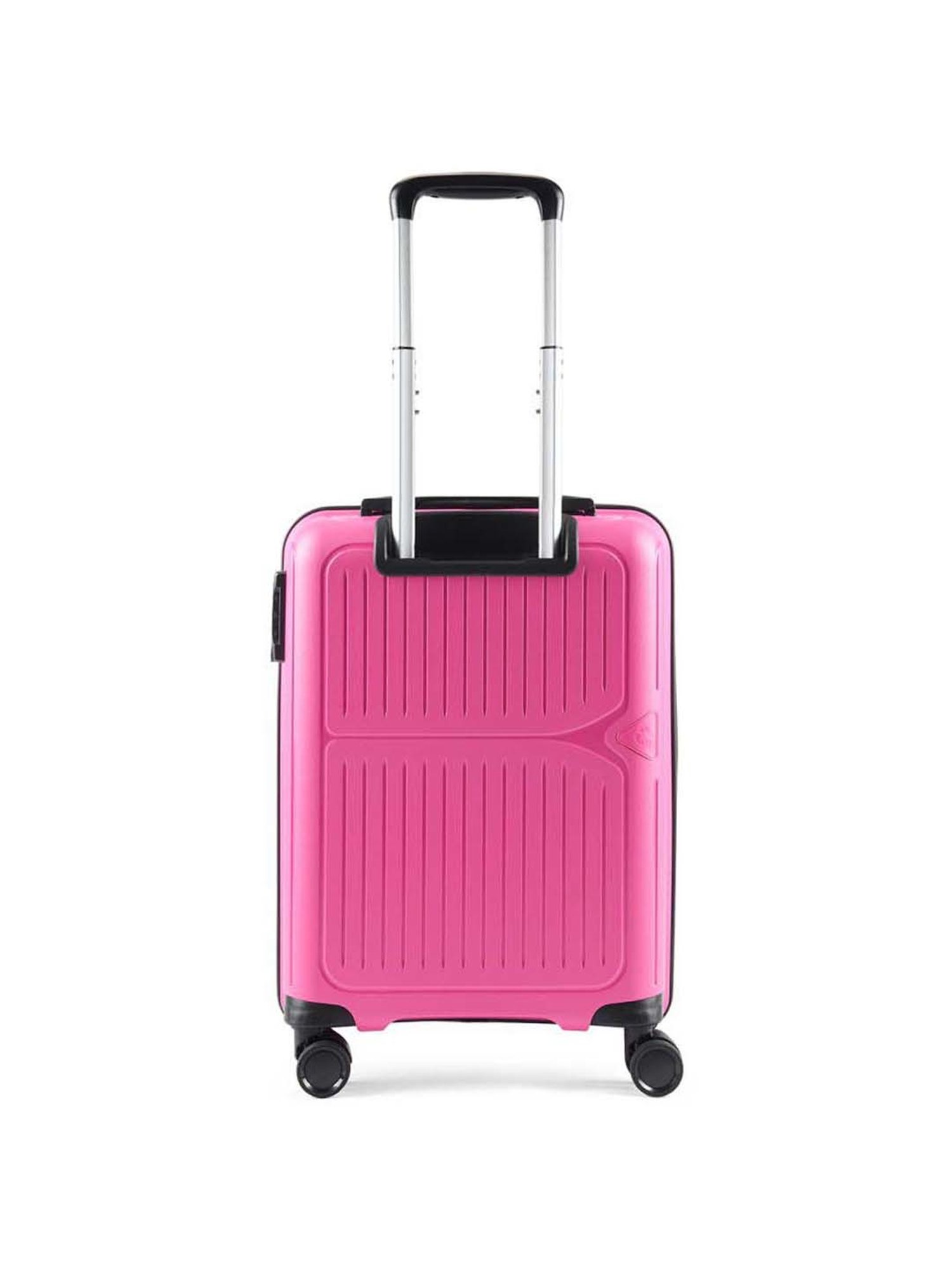 Aristocrat Locus Plus Maroon Textured Hard Cabin Trolley Bag - 36 cm