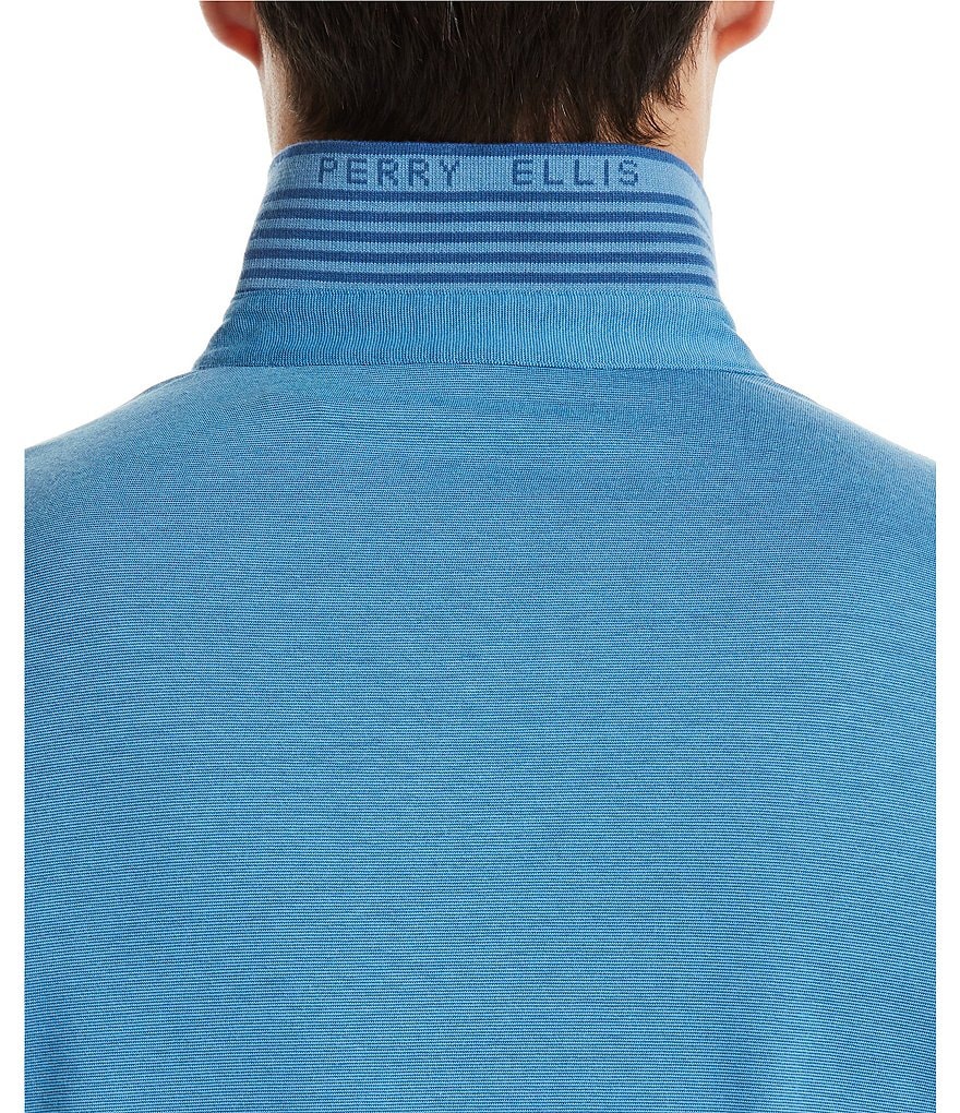 Perry Ellis Big & Tall Iconic Performance Stretch Short-Sleeve Polo Shirt