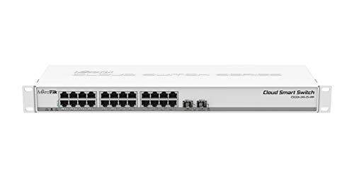 MikroTik - CSS326-24G-2S+RM - Cloud Smart Switch 326-24G-2S+RM with 24x Gigabit Ethernet ports, 2x SFP+ cages, 1U